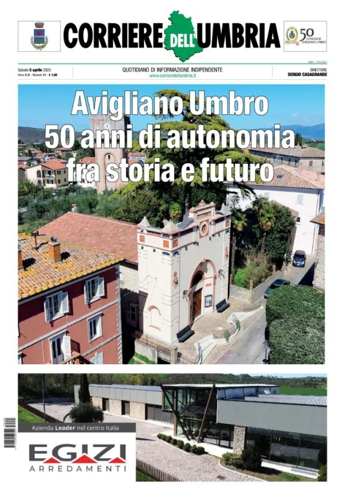 Prima-pagina-corriere umbria-del-2025-04-05